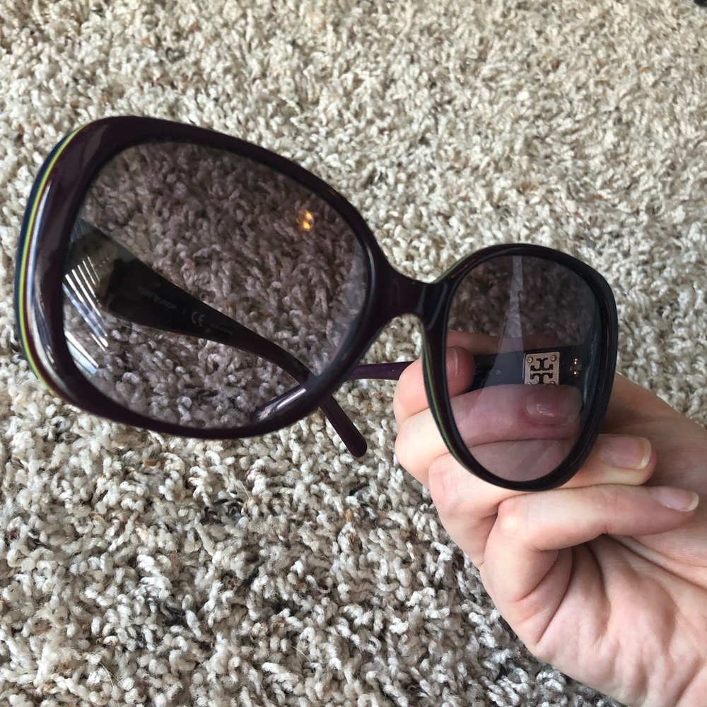 Tory Burch purple sunglasses